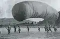 Battle of Liaoyang, Russian crew of balloon handlers on the ground