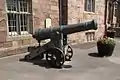 Russian Fortress Gun outside the museum