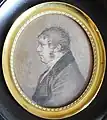 Rutger Jan Schimmelpenninck, engraving 'physionotrace', Paris, around 1800.