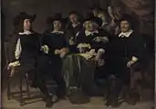Bartholomeus van der Helst (1656): The headmen of the Crossbow Civic Guard House