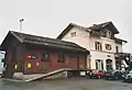 The building in 2001 with its good shed