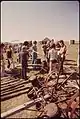 Students view farm equipment