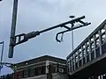 Salford Crescent Railway station electrification progress 4