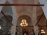 Groin-vaulted ceiling of the prayer hall
