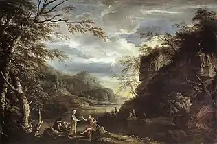 Apollo and the Cumean Sibyl (1657–58), oil on canvas, 173.7 x 259.5&nbsp;cm., Wallace Collection