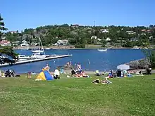Tangen, north side