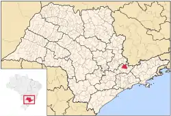 Location in São Paulo state