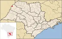 Location in São Paulo state