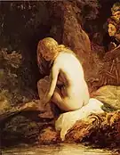 Rembrandt van Rijn: Susanna im Bade, um 1630
