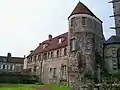 Tower #4, "Tour des Anges" (Tower of the Angels) and the remains of the Gallo-Roman wall of the former bishop's palace