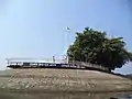 Shahid Lance Naik Munshi Abdur Rouf Bir Shreshtho Mausoleum at Burighat, Naniarchar, Rangamati-View from North