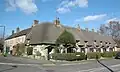 Late 17th or early 18th century thatched cottages in Longcot Road