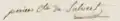 Louis François Achille de Perier de Salvert signature