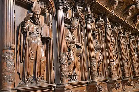 Stalls of the Cathedral choir, Pedro de Noguera