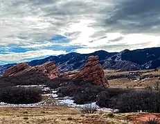 red rock formations