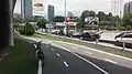 No jam on Southwest Dedicated Bicycle Highway, next to Mid Valley Megamall.