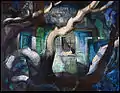 Spectral Chessboard, oil painting, 1948