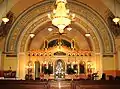 View of interior of St. George Antiochian Orthodox Church