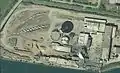 Overhead view from an American satellite