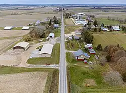 Sterling town hall area On Wis 82