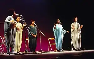 Sweet Honey in the Rock performing in Japan in 1980