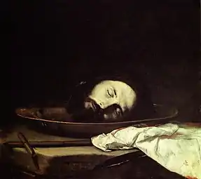 Head of John the Baptist. 1646, 66 × 78&nbsp;cm., Museo Civico Filangieri
