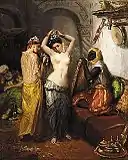 Orientalist Interior, ca. 1851–1852, oil on wood, 49 x 39&nbsp;cm