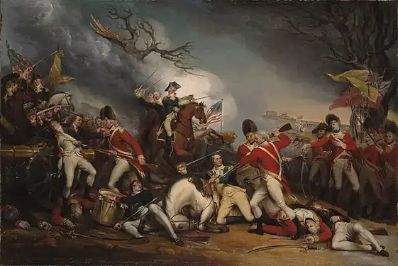 The Death of General Mercer at the Battle of Princeton, January 3, 1777 (event 1777, c. 1787–c. 1831)