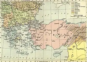 Ethnic groups in the Balkans and Asia Minor by William R. Shepherd, 1911