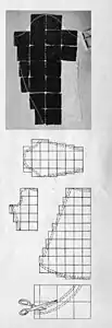 Cutting curved pattern-pieces