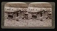 Stereo card of the temple (1904)