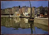 The port of Honfleur at night (1901) Metropolitan Museum of Art