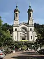 Todtnau, church: die Sankt Johannes der Täuferkirche