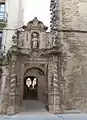 Baroque entryway to the cloister
