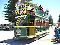 Tramcar at the Victor Harbor mainland terminus
