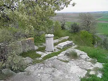 Troy&nbsp;VIII Temple of Athena, built over the ruins of the Bronze Age palatial complex