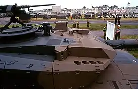 .50 caliber M2 Gun and smoke discharger