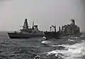 Joshua Humphreys replenishes Royal Navy destroyer HMS&nbsp;Daring in 2012