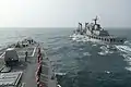 ROKS Hwacheon and USS John S. McCain on 18 March 2009