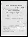 Conduct report, May 1905