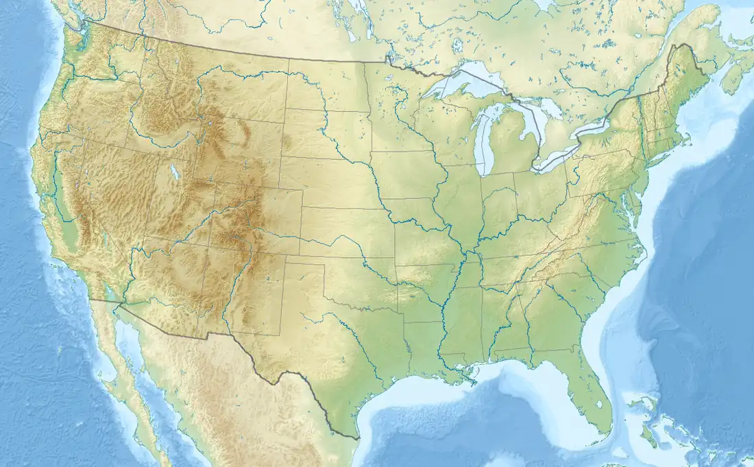 Map showing the location of Middlesex Fells Reservation