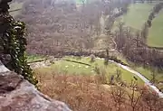 View from the Castle overlooking the River Cennen