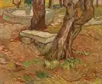 Stone Bench in the Garden of Saint-Paul Hospital1889São Paulo Museum of Art, Brazil (F732)