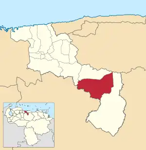 Location in Aragua