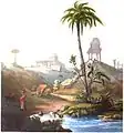 View from the Hepern House, Bangalore (Campbell, 1839)