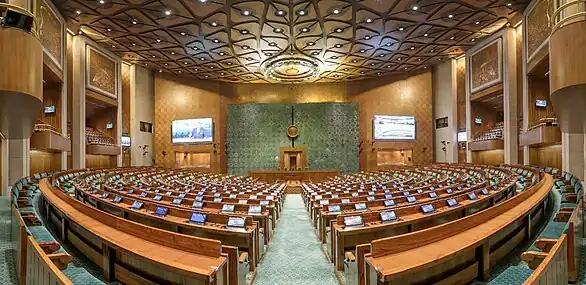 Indian House of the People (Lok Sabha)(543 Members)