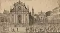 Painting of the church, 1899