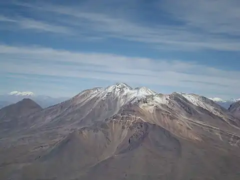 Chachani viewed from El Misti