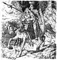 Walther and Hildegund on the run (1883)
