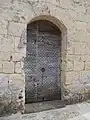 The west door of the church